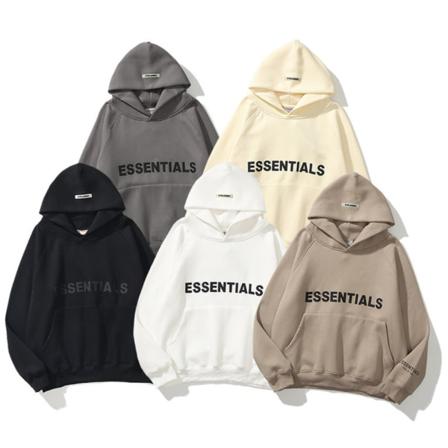 Essentials Print Med Bokstavstryck Sweatershirt Oversize Hoodies