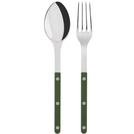 Sabre paris Bistrot Solid serveringsset 2 delar, green | Dukning & Servering > Bestick > Serveringsbestick | Bagaren och Kocken