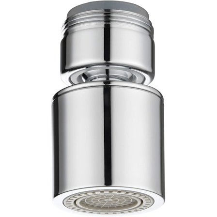 360° Drejelig Vandhane-Aerator Messing 2 Tilstande Justerbar Vandbesparelse til Vandhane, 24mm Han-Gevind, AFA009