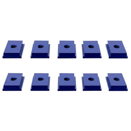 10 stk. T-skinne skyder aluminium M6/8 T-not møtrik møbelmøtrik til profil træbearbejdningsværktøj not fastgørelseselementer skinne stop_super gave