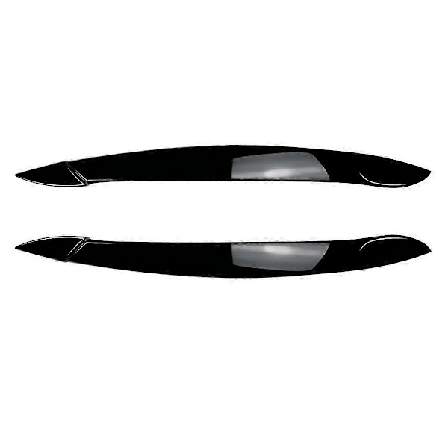 Bil Frontlykt Deksel Hodelampe Øyelokk Øyenbryn Trim ABS for X5 E70 2008-2013