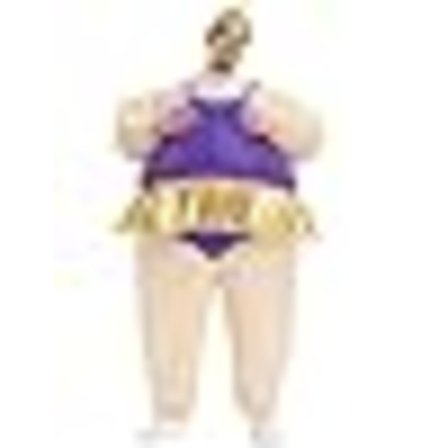 Oppustelig Ballerina Kostume til Voksne - Blæs Op Sjov Tyk Dragt Halloween Fastelavnskostume