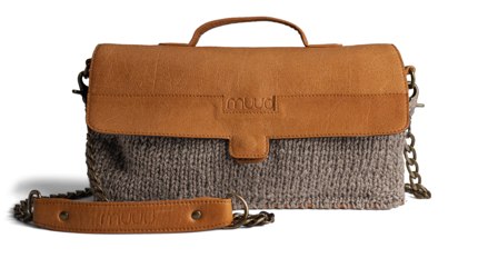 Muud Strikkepakke Haumea Veske grå-whisky