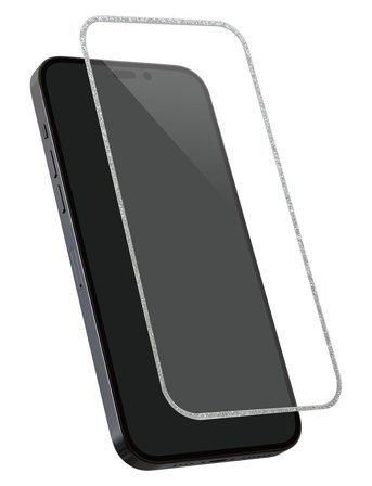 Temp Glass Glitter Silver Silver Holdit