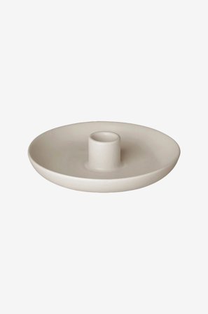 Blomus - Lysestage Vela M 14,5 cm - Beige - Lysestager & lanterner - Fra Homeroom