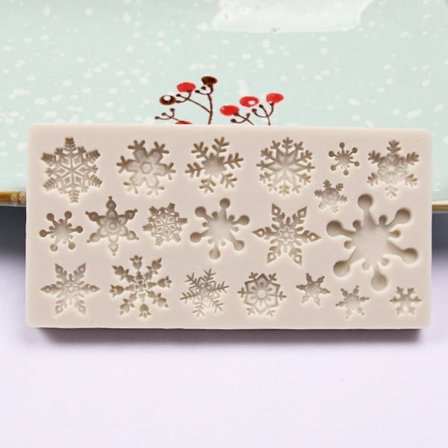 Jul Silikon Mjuk Godisform Kakor Choklad Dekoration Bakform Verktyg