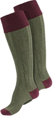Alan Paine M's Sock Merlot/Fern