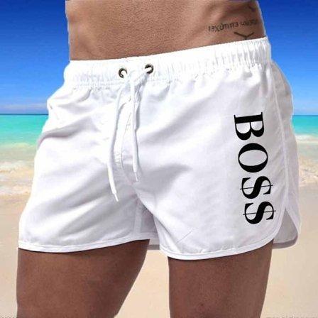 Boss Casual Fashion Strandshorts för män Badshorts .