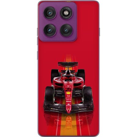 Yhteensopiva Puhelinkuori Motorola Motorola Edge 60 Pro Ferrari Formula 1 -auto ikonisessa punaisessa muotoilussa urheilullisella tarkkuudella