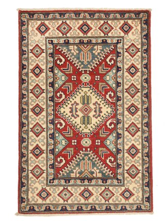 Hand Knotted Kazak Fine Rug 81X123