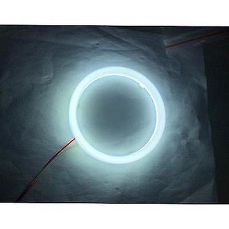 2 stk COB LED Angel Eye Halo Ring 60mm 70mm 80mm 90mm 95mm 100mm 110mm 120mm Auto DRL Kjørelys LED Hovedlys(hvit 2 stk 70MM)