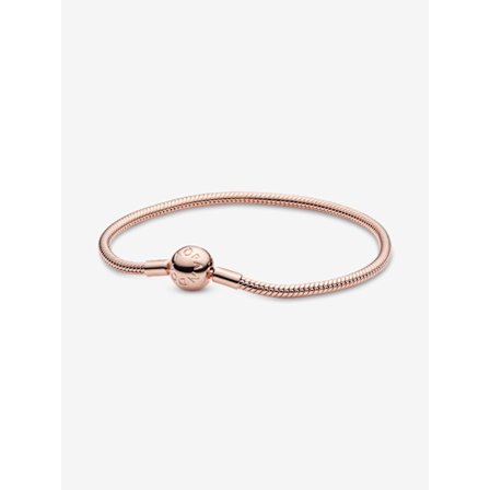 Pandora - Moments Snake Chain Armband - 14k Roséguldplätering
