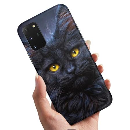 Samsung Galaxy A71 - Deksel/Mobildeksel Svart Katt