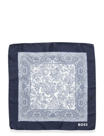 BOSS H-Pocket Sq-222 - Navy - ONE SIZE