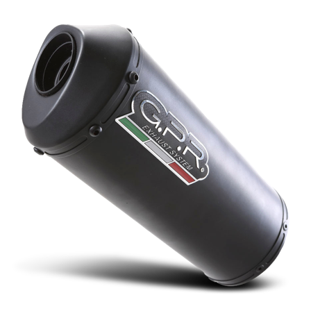 Slip-On Uitlaat G.P.R. Ghisa Mat Zwart - Kawasaki Z 900 2021-2022