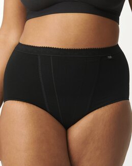 Stretchtrosa Control Maxi Svart - 44 - Sloggi