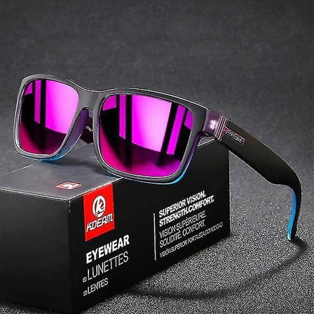 Kdeam Mirror Polarized Solglasögon Uv400 Resesolglasögon