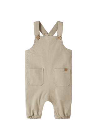 Lil'Atelier NBMDOREEN LOOSE TWI OVERALL Underdelar Herr Brun 56