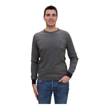 Sun68 Trui , Grijs , Heren , Maat: 2XL