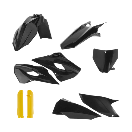 Kit Plastiche Completo Acerbis Husqvarna Nero-Giallo - Husqvarna FE 450 2016-2016
