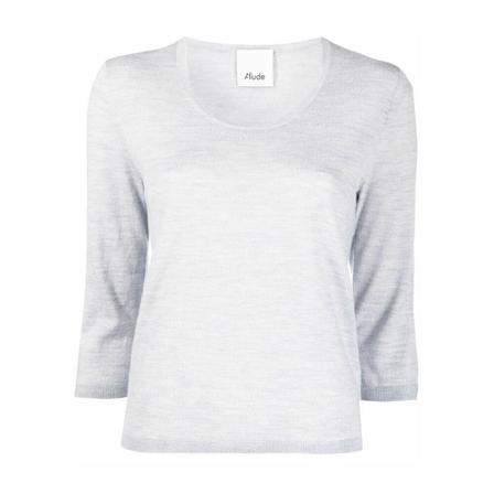 Allude Long Sleeve Tops Grå, Dame