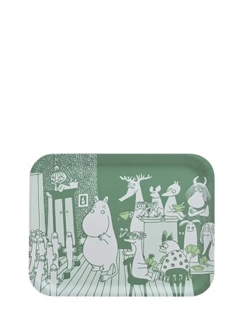 MUMIN Tray 36X28Cm Room For All - Green - 36X28CM