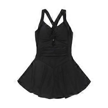 Dam Baddräkt Kjolkjol Baddräkt V-ringad Simning Badkläder Dam Badklänning Badkläder för Resor Vattenaktiviteter Pool (L)