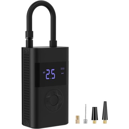 Bærbar Luftkompressor med Automatisk Afbrydelse og Trykmåler op til 150 PSI