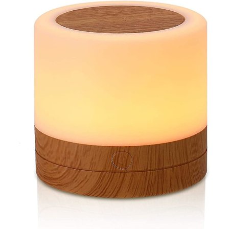 Led-nattelys, smart sengebordslampe, bærbar lampe, Almi-dæmpbar lys med Rgb