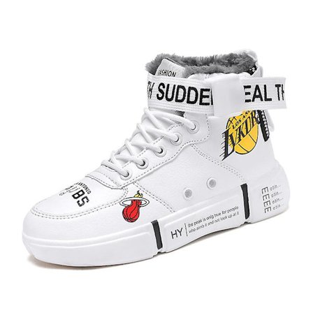 Pojkar Snö Stövlar Vinter Vattentät Antiskid Stövlar Sneakers Utomhusskor för Barn M9