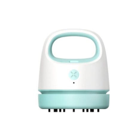 Mini bordstøvsuger støvsuger USB 8,6x8,6x9,9cm blå