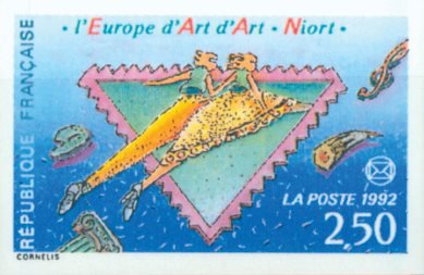 Frankrig 1992 - YT 2758a - Utakket - Postfrisk