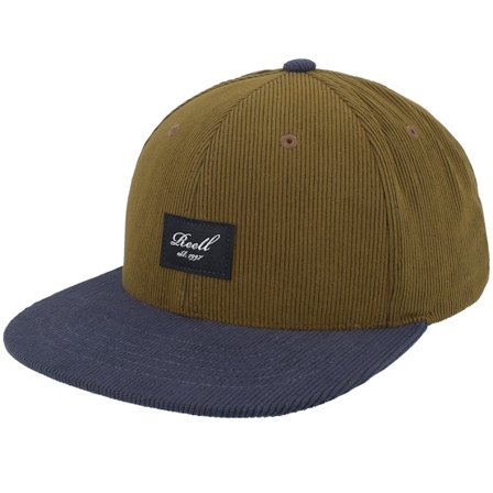 Reell - Pitchout Cap Brown/Dark Grey Corduroy Snapback Snapback Brown Cap - @ Hatstore