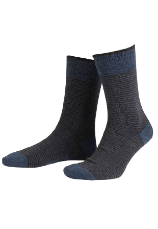 Amanda Christensen True Stripe Ankle Strumpor Herr Blå 43-46