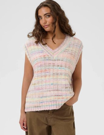 Culture Cubilo Knit Vest - Multi/patterned - M