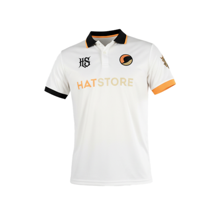Hatstore - White Podkoszulek - "Hatstore Stone Football Shirt " @ Hatstore