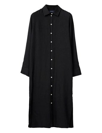Lexington Clothing | Long Linen Shirt Dress | S