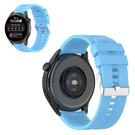 22 mm universal klockarmband i silikon - Himmelsblå