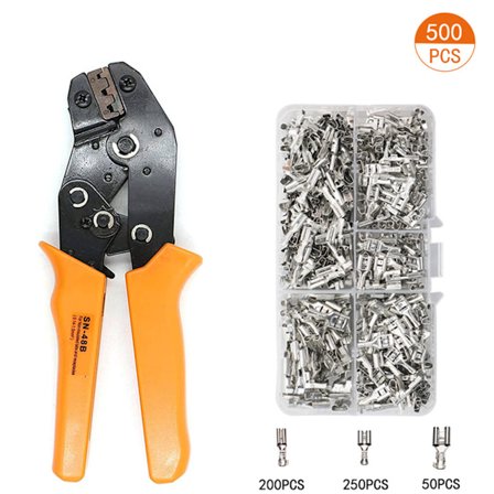 Krimpverktyg, Professionell Krimpverktyg med 600 st, ZQKLA