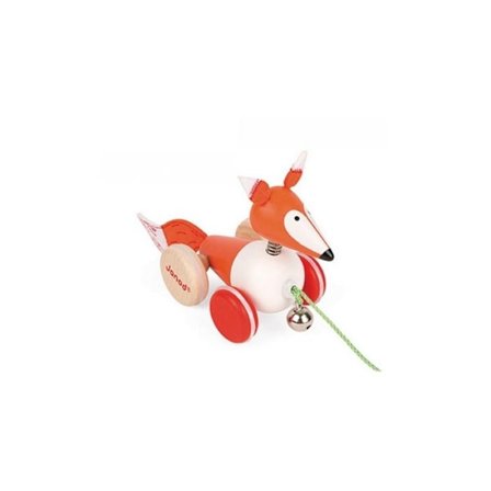 Zigolos Fox Walking Toy - JANOD - Trä - Från 12 månader