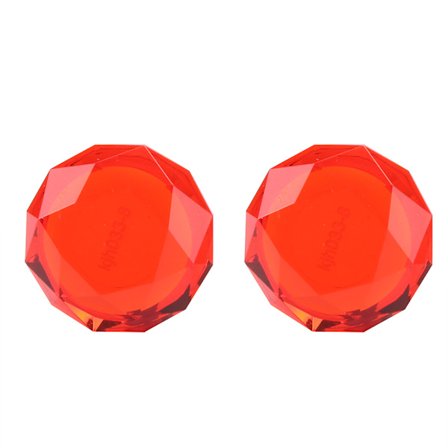 Universal Silikon Tommelspakgrep Joystick Knappdeksel for PS3 PS4 Kontroller Rød