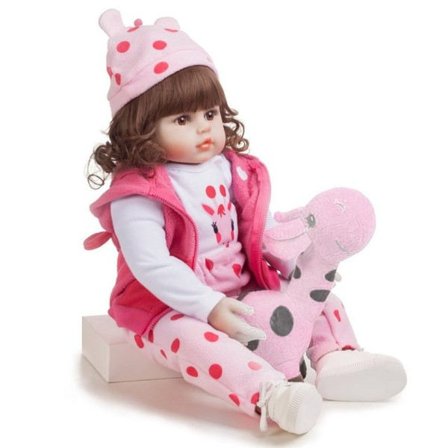 48 cm Reborn Baby Dukker Søte Myk Håndlaget Realistisk Nyfødt Silikon Vinyl Baby Dukker Leker