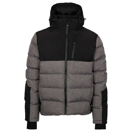 Trespass Mens Delabole Padded Jacket L Grey Marl