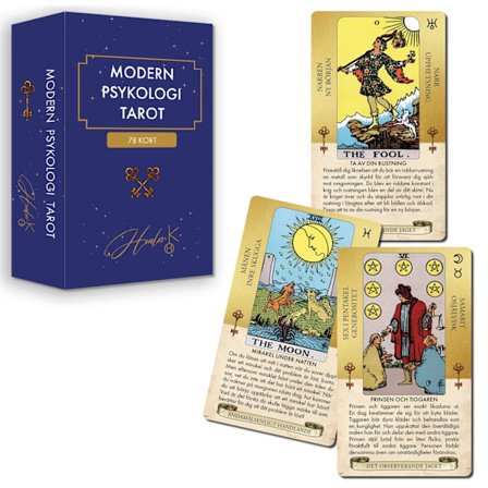 Modern Psykologi Tarot: 78 kort 9789198883107