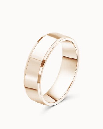 Samuel Wedding Ring for Men 18K Rose Gold - Vintage Design from Vanbruun