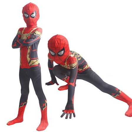 Spider-Man heldragt børne Halloween kostume ekspeditions tøj ekstraordinær stål Miles kostume Gwen