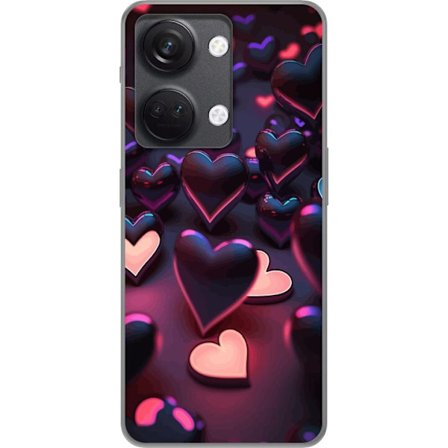 Kompatibelt Mobildeksel til OnePlus OnePlus Nord 3 Midnattshjerter