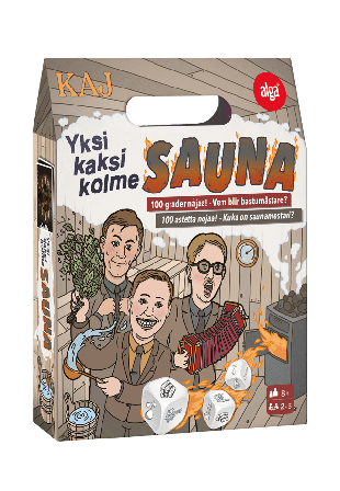 ALGA Kaj - Sauna Party Game Spel & pussel Unisex Brun ONESIZE