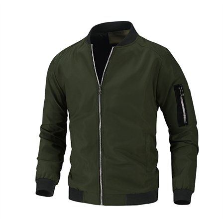 Mænds Bomberjakker Varsity Flight Jacket