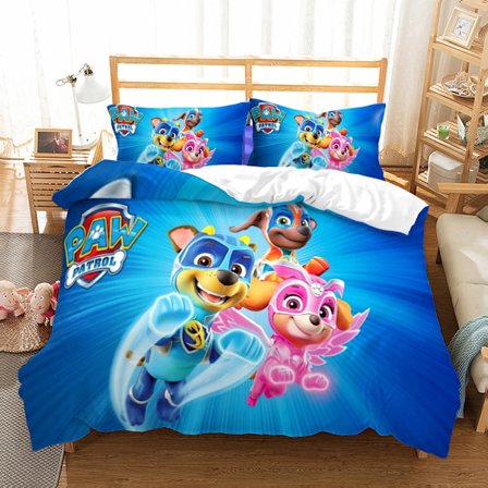 Paw Expedition Digitaltryckt Quilt Set-5286